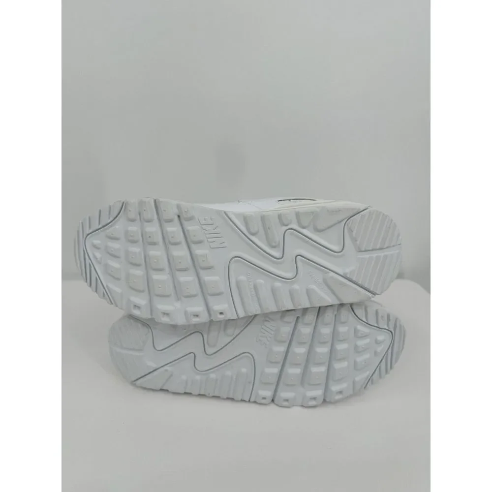 Nike Air‎ Max 90 GS Size 5.5 Youth Triple White New Sneakers Retro Shoes